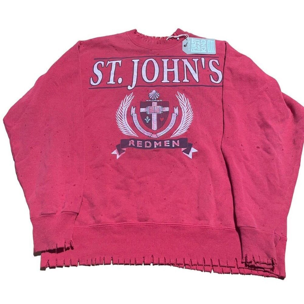 ST John's University Vintage Sweatshirt - Picture 1 of 3